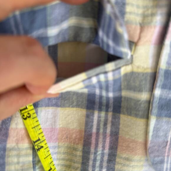 Janie and Jack Plaid Linen Cotton Blazer Jacket Boys 18 24 Mos Blue Pink Preppy - Picture 8 of 16